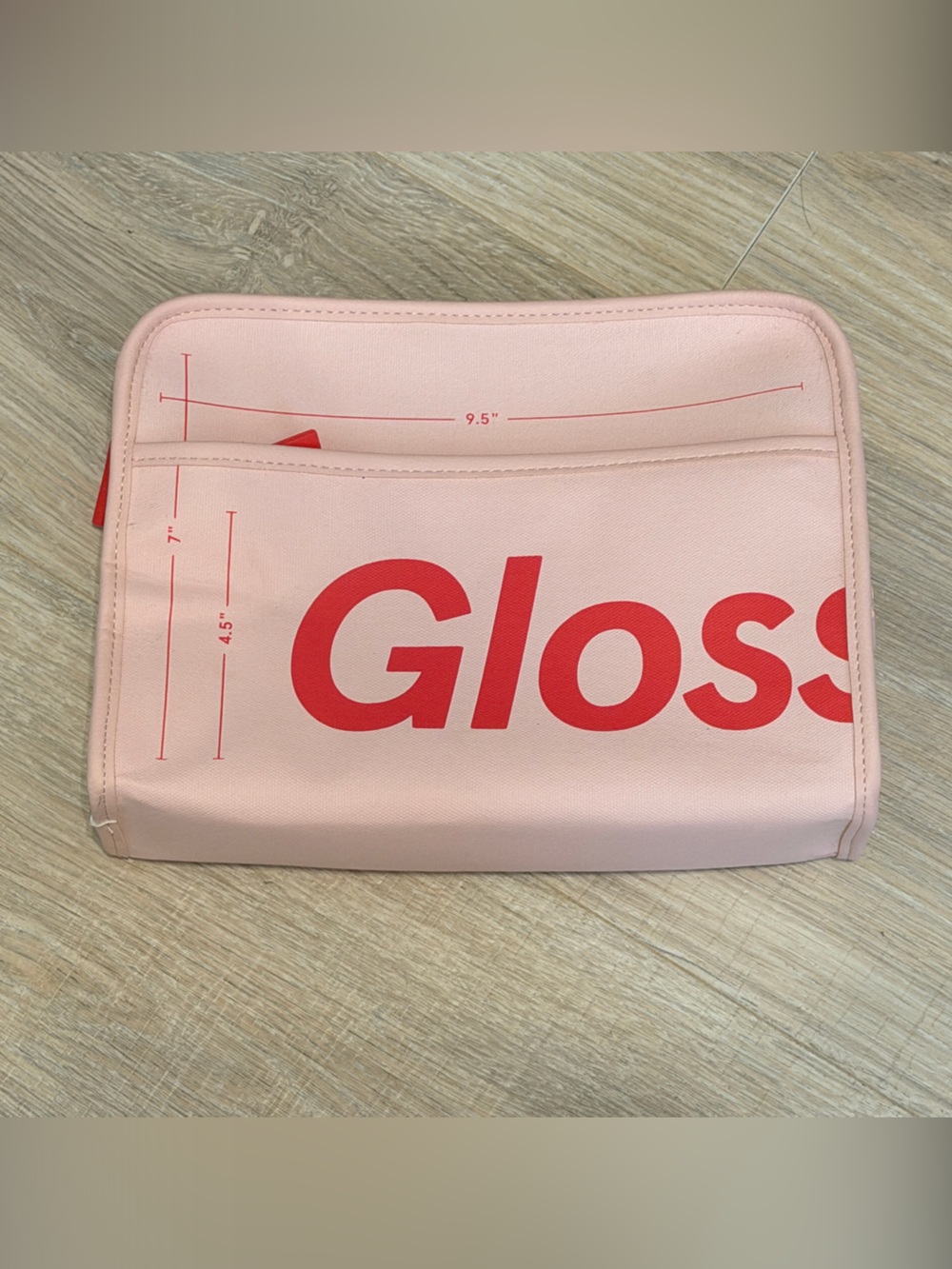 NWOT Glossier makeup bag